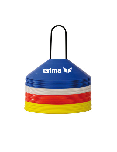 Erima Markierungshütchen Set rot/blau/gelb/weiss